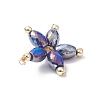 Glass & Imitation Pearl & Synthetic Hematite Beads Pendants PALLOY-JF02060-4