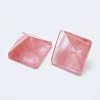 Watermelon Stone Glass Cabochons G-G759-Y17-2