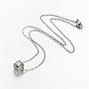 316 Surgical Stainless Steel Pendant Necklaces NJEW-JN01601-3