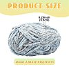 Super Bulky Chenille Polyester Yarn YCOR-FZC0001-01F-4