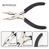 SUNNYCLUE 45# Carbon Steel Round Nose Pliers PT-SC0001-56-3