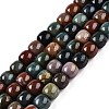 Natural Indian Agate Beads Strands G-T138-144-4