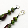 Fashionable Gemstone Beaded Necklaces NJEW-R210-01-2