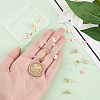 20Pcs Brass Stud Earring Findings KK-DC0001-34-3