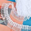 Polyester Lace Trim OCOR-WH0058-07B-4