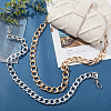   2Pcs 2 Colors Aluminum Curb Chain Bag Handles FIND-PH0005-15-2