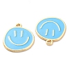 Alloy Enamel Pendants ENAM-D051-18G-03-3