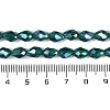 Transparent Electroplate Glass Beads Strands LS-EGLA-N013-T6mm-B24-4