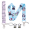 ARRICRAFT Panda Pattern Polyester Mobile Straps HJEW-AR0001-04-1