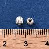 925 Sterling Silver Pumpkin Beads STER-H112-04B-3