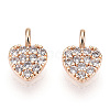 Brass Micro Pave Cubic Zirconia Charms X-KK-P157-14G-01-NF-1