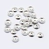 925 Sterling Silver Bead Caps STER-G022-06S-8mm-1