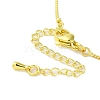 Brass Micro Pave Clear Cubic Zirconia Pendant Necklaces for Women NJEW-E106-20G-03-3