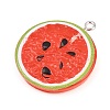 Opaque Resin Imitation Fruit Pendants LS-RE-CBA3138-01A-P-2
