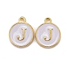 Golden Plated Alloy Charms X-ENAM-S118-01J-1