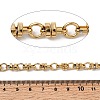 304 Stainless Steel Flat Round Link Chains CHS-K024-13G-2
