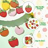 10Pcs 5 Styles Fruit Series Microfiber Leather Pendants FIND-CJ0005-21-3