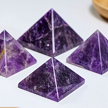 Orgonite Pyramid Natural Amethyst Energy Generators PW-WG57135-02