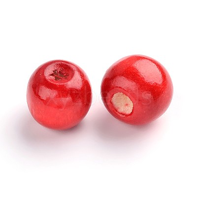 Natural Maple Wood Beads X-TB12mmY-1-1