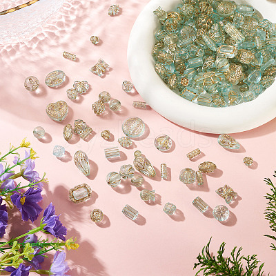 100G Transparent Acrylic Beads OACR-BT0001-07B-1