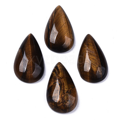 Natural Tiger Eye Cabochons G-N326-72D-1