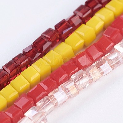 Glass Beads Strands EGLA-F121-M01-1