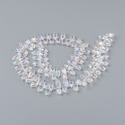 Crystal Glass Beads Strands GLAA-D033-01-1