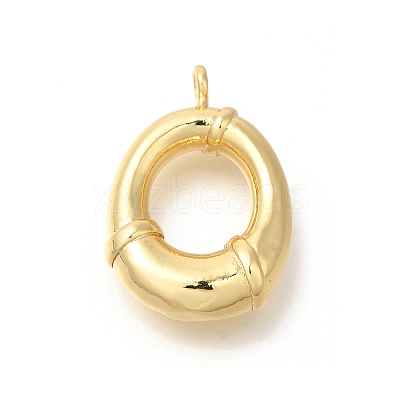 Rack Plating Brass Pendants KK-I722-08G-O-1