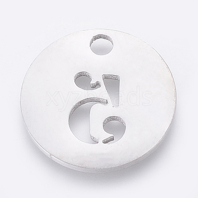 Non-Tarnish 304 Stainless Steel Pendants STAS-F233-05-P-1