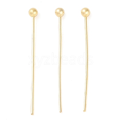 Brass Ball Head Pins KK-N254-49B-G-1
