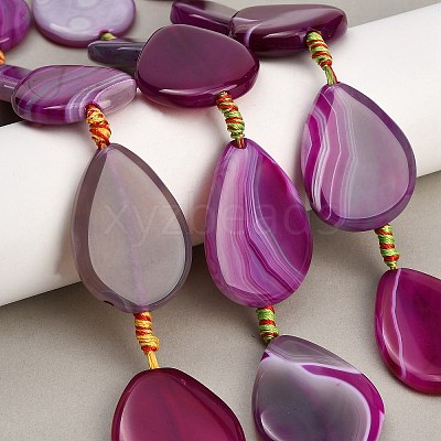 Natural Banded Agate/Striped Agate Beads Strands GG-CBAE0EB-01A-06-1