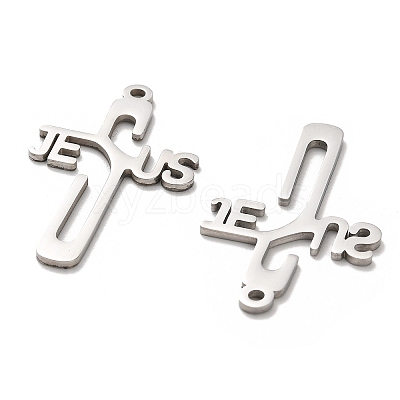 Non-Tarnish 304 Stainless Steel Pendants STAS-B054-03P-1