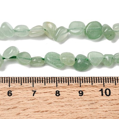 Natural Green Aventurine Beads Strands G-P601-A07-02-1