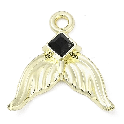 Golden Alloy Pendants PALLOY-R151-50G-03-1