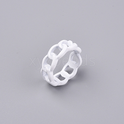 Spray Painted Alloy Cuff Rings X-RJEW-T011-29G-RS-1