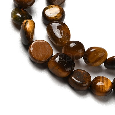 Natural Tiger Eye Beads Strands G-I351-B03-1