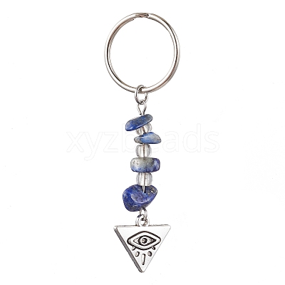 Tibetan Style Alloy Keychain KEYC-JKC00707-03-1