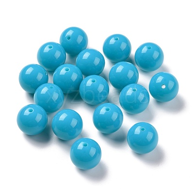 Fluorescence Chunky Acrylic Beads MACR-R517-20mm-10-1