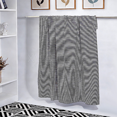 Cotton Fabric with Strip Pattern DIY-PH0037-96A-1