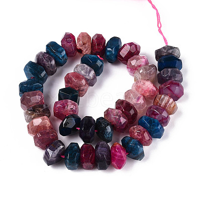 Natural Agate Beads Strands G-N356-01A-12-1