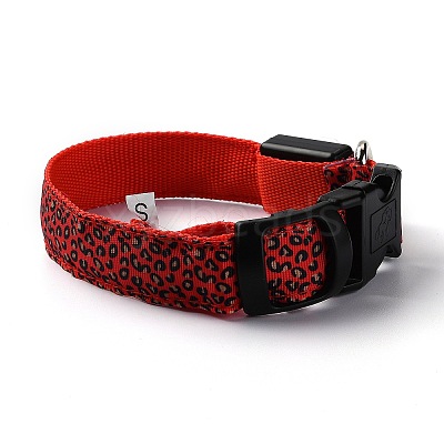 Adjustable Polyester LED Dog Collar MP-H001-A01-1
