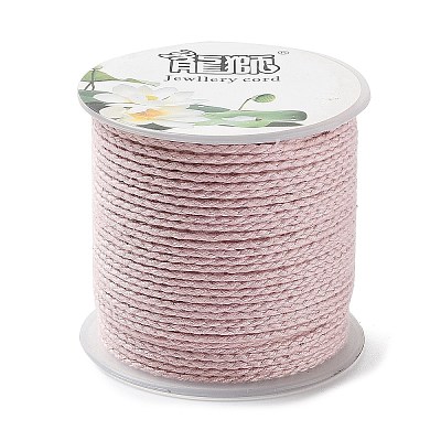 20M Polyester Braided Cord for Jewelry Making OCOR-G015-04A-15-1