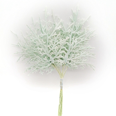 Plastic Artificial Frost Leaves for Wedding Christmas Decoration PW-WG0DC57-10-1