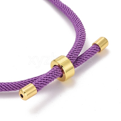 Adjustable Polyester Cord Bracelet Making MAK-C001-01A-1