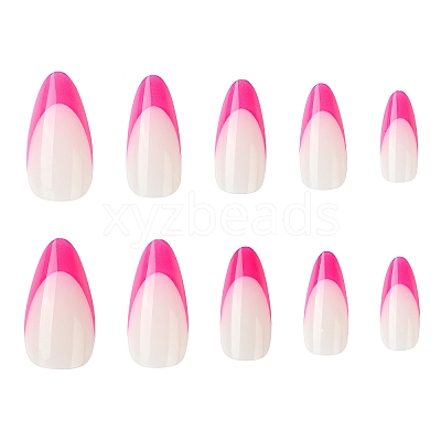 ABS Plastic Full Cover Press On False Nails DIY-CJC0006-12B-1