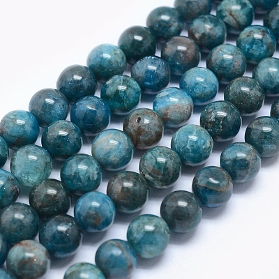 Natural Apatite Beads X-G-E481-05-6mm-1