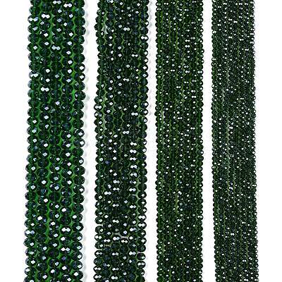 Electroplate Glass Beads Strands EGLA-A044-T3mm-A24-1