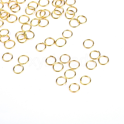 Iron Open Jump Rings IFIN-WH0058-13E-G-1