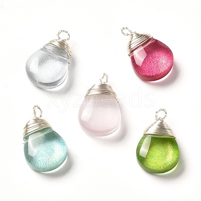 Glass Pendants X-PALLOY-JF00856-1