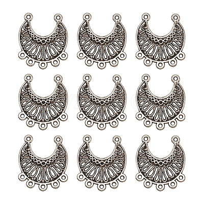 Tibetan Style Alloy Chandelier Components Links PALLOY-TA0001-21AS-1